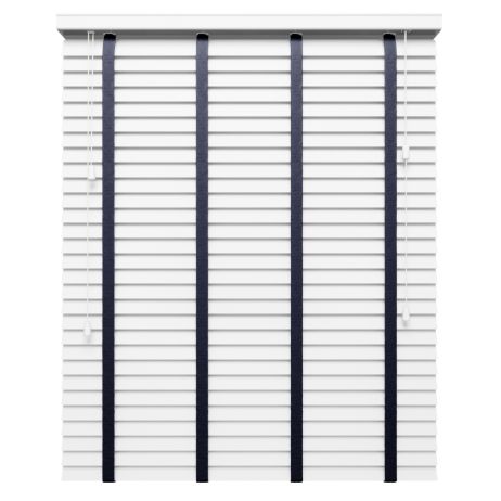 Deco Navy Stegband Ice White Konstträ