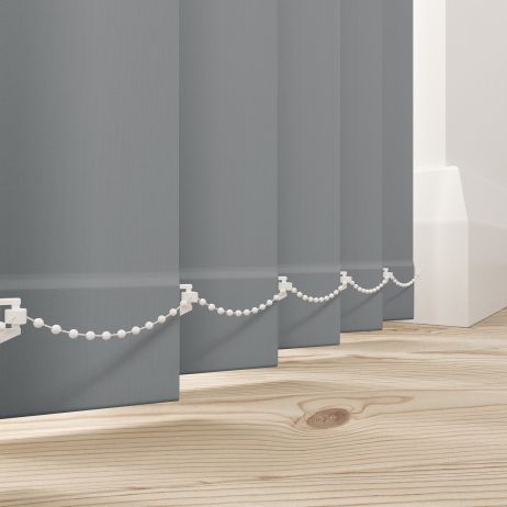 Bella Mid Grey Mörkläggande Lamellgardin