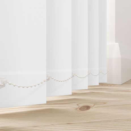 Bella Frost White Mörkläggande Lamellgardin