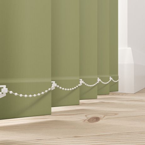 Bella Moss Green Mörkläggande Lamellgardin
