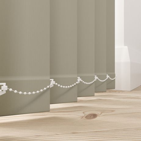 Bella Natural Hessian Mörkläggande Lamellgardin