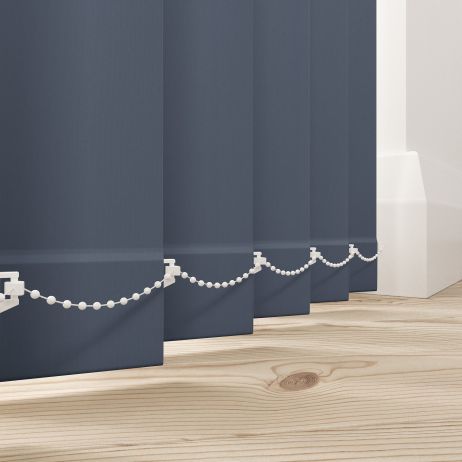 Bella Midnight Blue Mörkläggande Lamellgardin