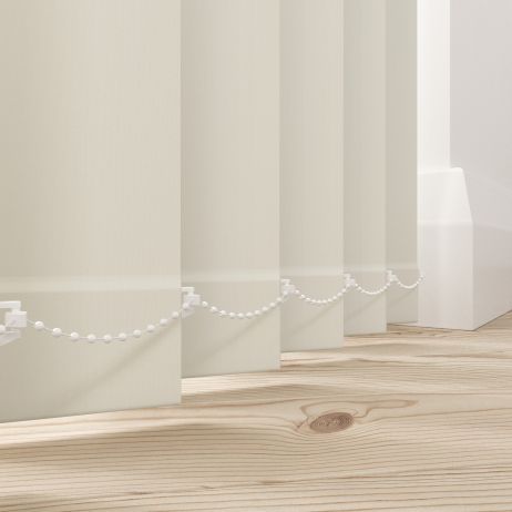 Bella Ivory Off-White Mörkläggande Lamellgardin