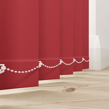 Bella  Scarlet Red Mörkläggande Lamellgardiner