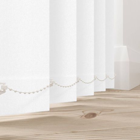 Lux Dark Brilliant White Mörkläggande Lamellgardin
