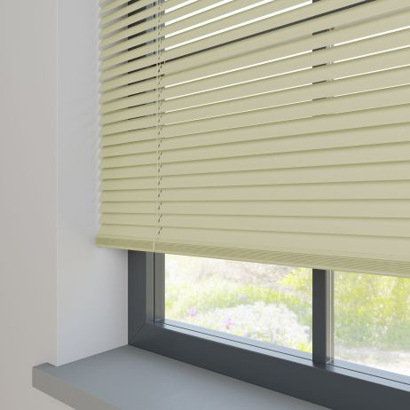 Satin White Aluminiumpersienn