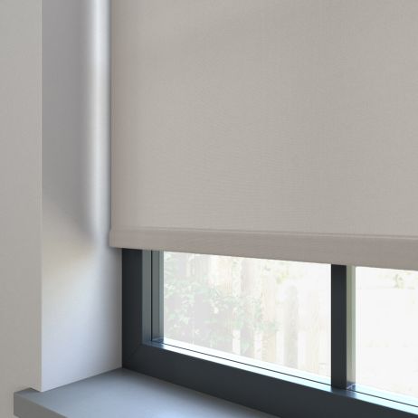 Splash Pebble Grey Motoriserad Rullgardin