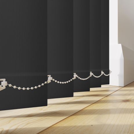 Unilux PVC Black Mörkläggande Lamellgardin