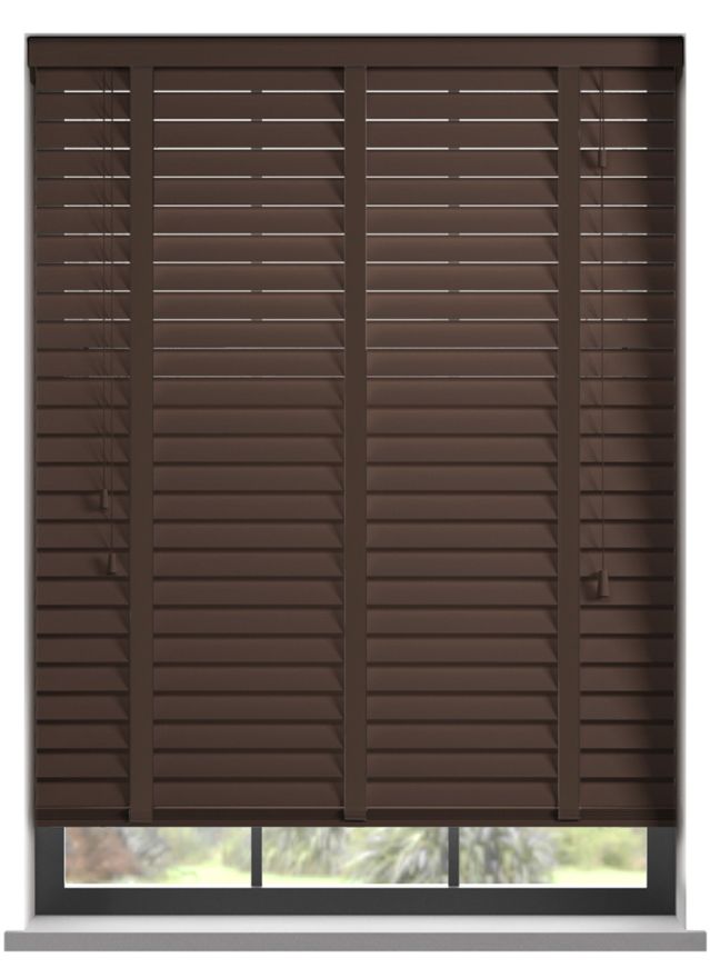 Supreme Bamboo Chestnut Träpersienn med Cocoa stegband