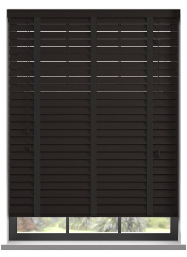 Supreme Bamboo Wenge Träpersienn med Black stegband