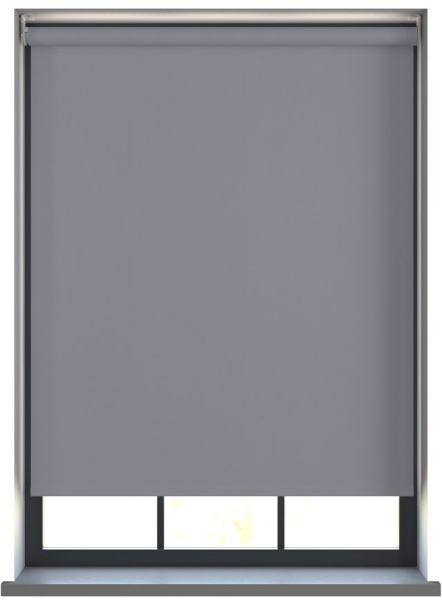 Bella Mörkläggande Pewter Grey Motoriserad Rullgardin