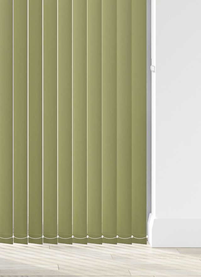 Bella Moss Green Mörkläggande Lamellgardin