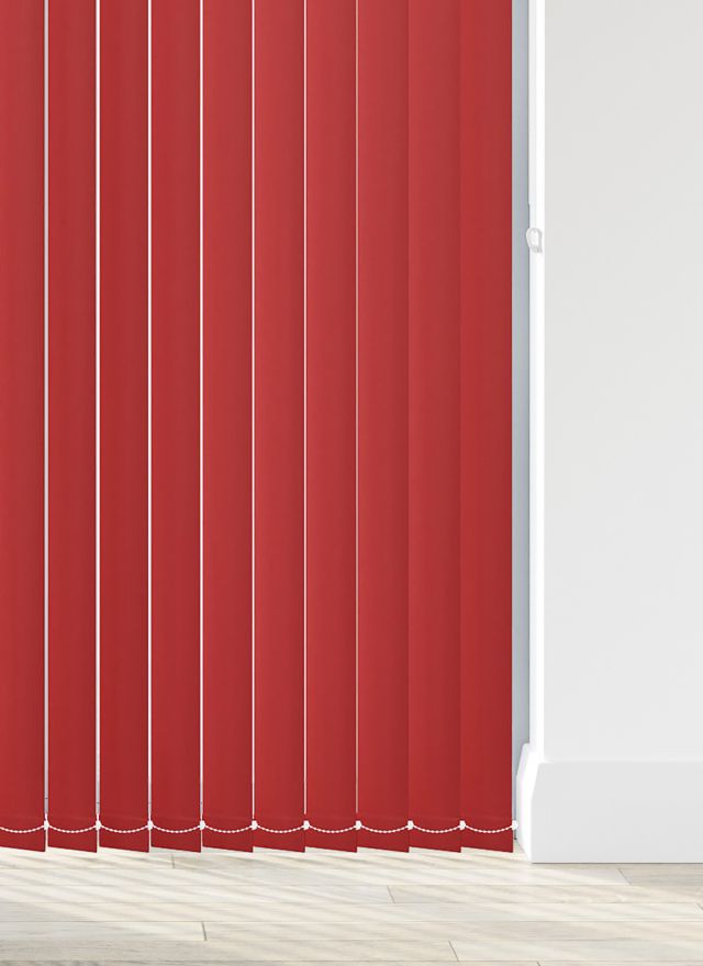 Bella  Scarlet Red Mörkläggande Lamellgardiner