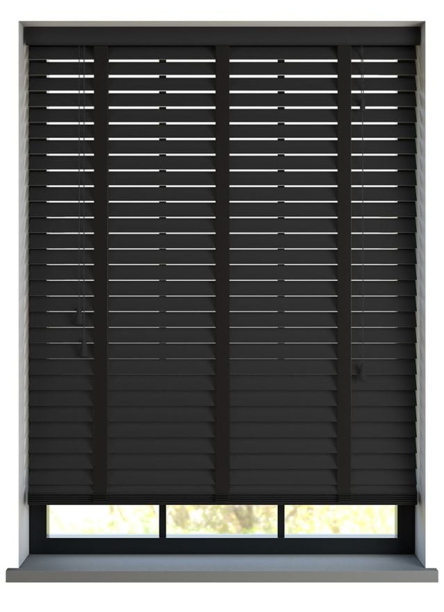 Supreme Abachi Black Träpersienn med Black stegband