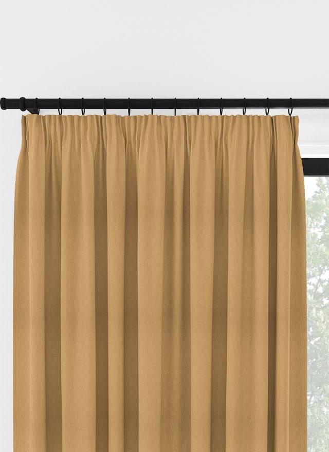 Laura Ashley Easton Guld Veckbandsgardin