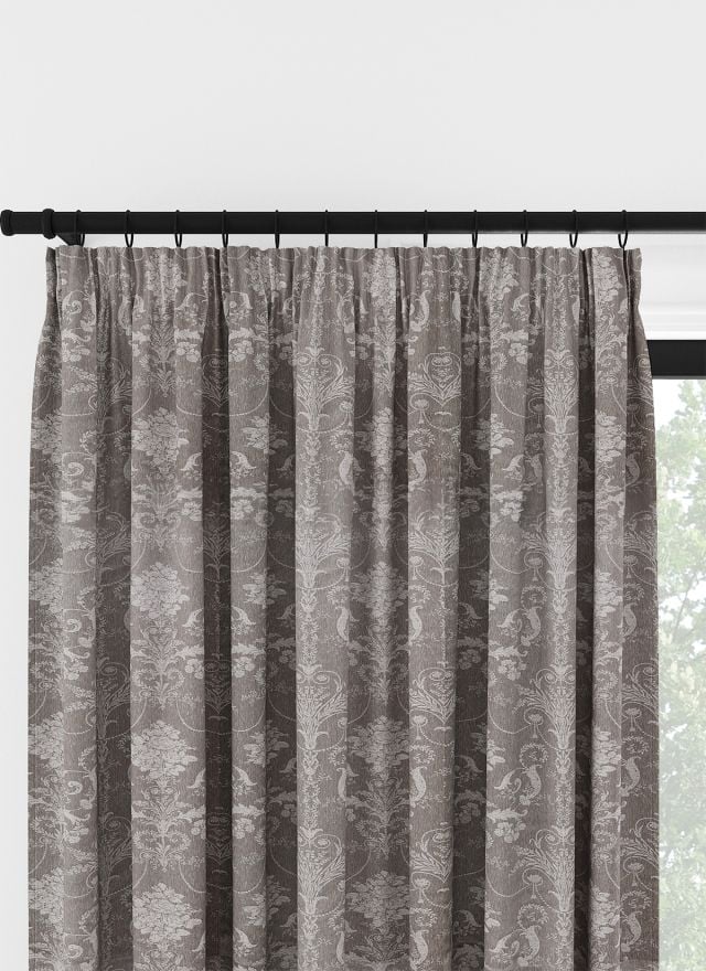 Laura Ashley Josette Vävd Stål Veckbandsgardin