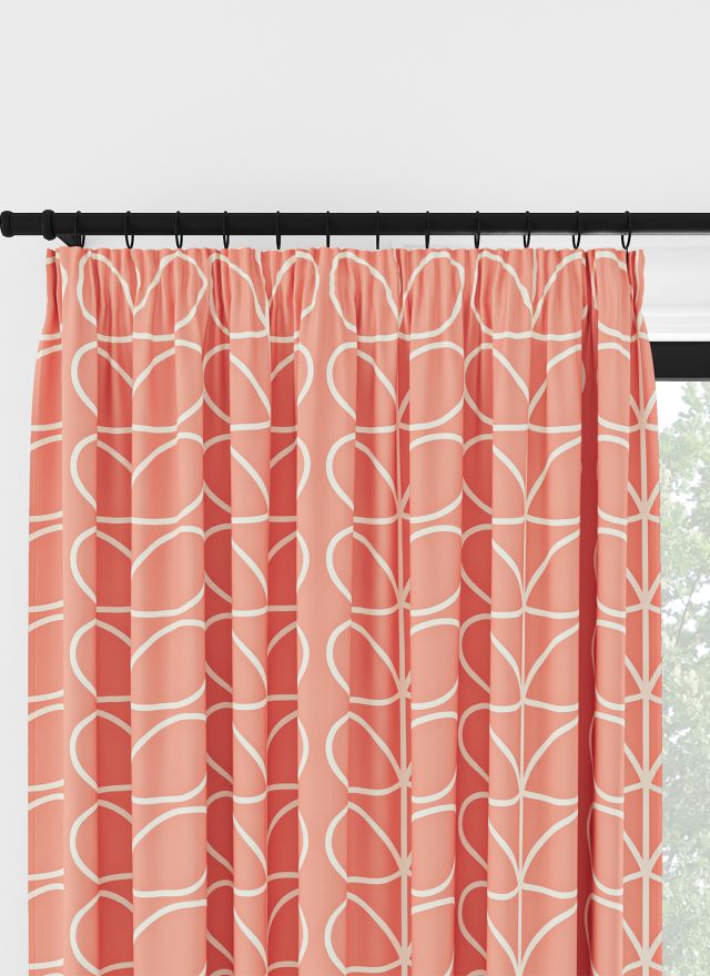 Orla Kiely Jumbo Linear Stem Bubblegum Veckbandsgardin