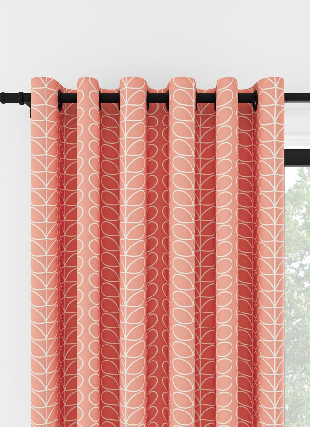Orla Kiely Linear Stem Bubblegum Öljettgardin