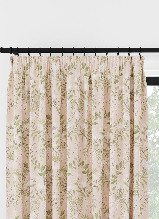 Laura Ashley Parterre Blush Veckbandsgardin