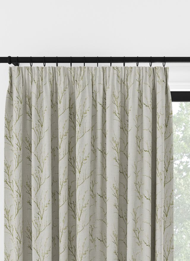 Laura Ashley Pussy Willow Embroidery Häck Veckbandsgardin