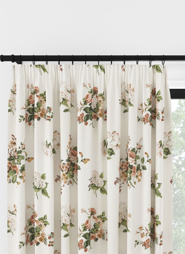 Laura Ashley Rosemore Naturlig Veckbandsgardin