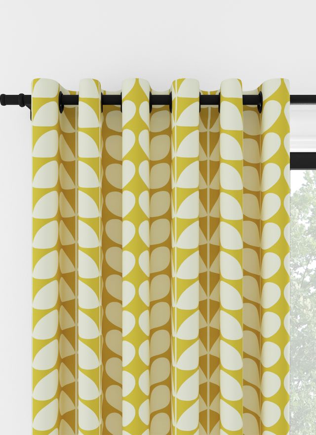 Orla Kiely Solid Stem Gul Öljettgardin