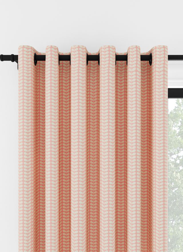 Orla Kiely Tiny Stem Rosa Öljettgardin