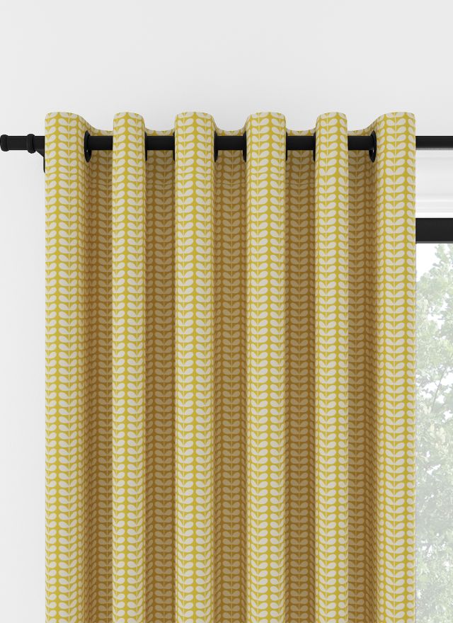 Orla Kiely Tiny Stem Gul Öljettgardin