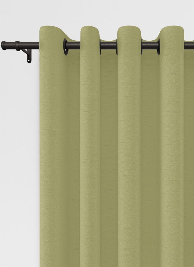 Opulant Faux Silk Olive Gardin