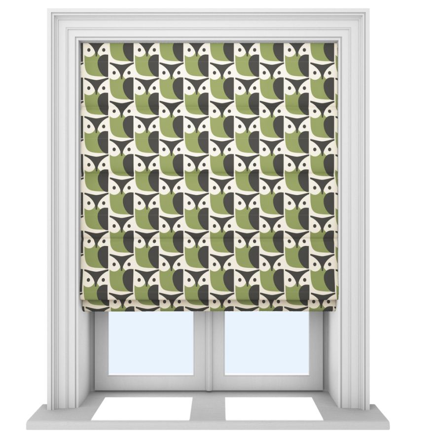 Orla Kiely Owl Chalky Green Hissgardin