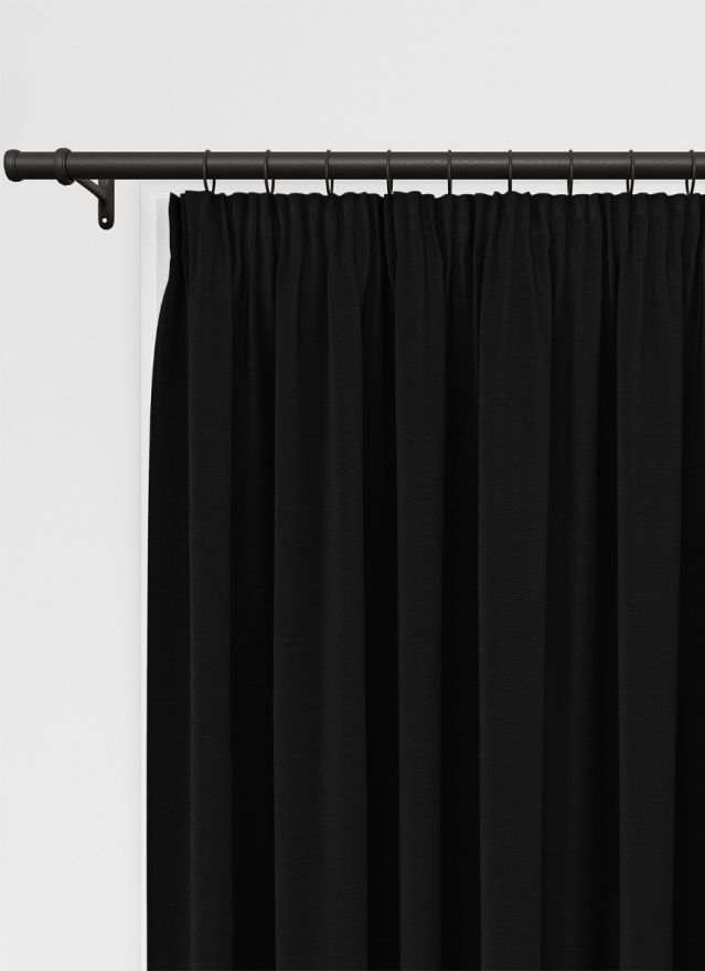 Rustic Weave Rich Noir Gardin