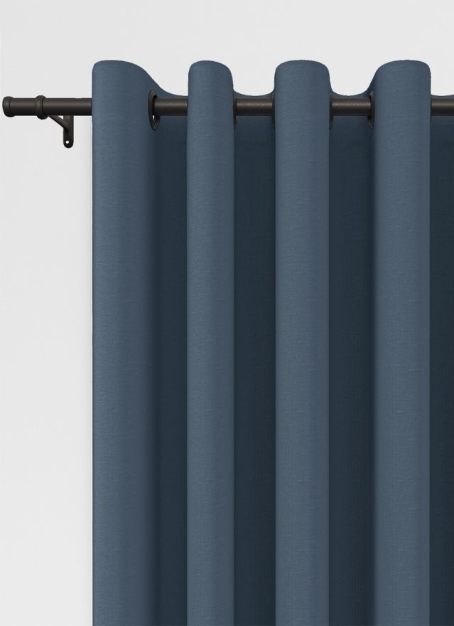 Rustic Weave Steel Blue Gardin