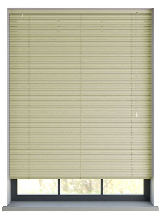 Satin White Aluminiumpersienn