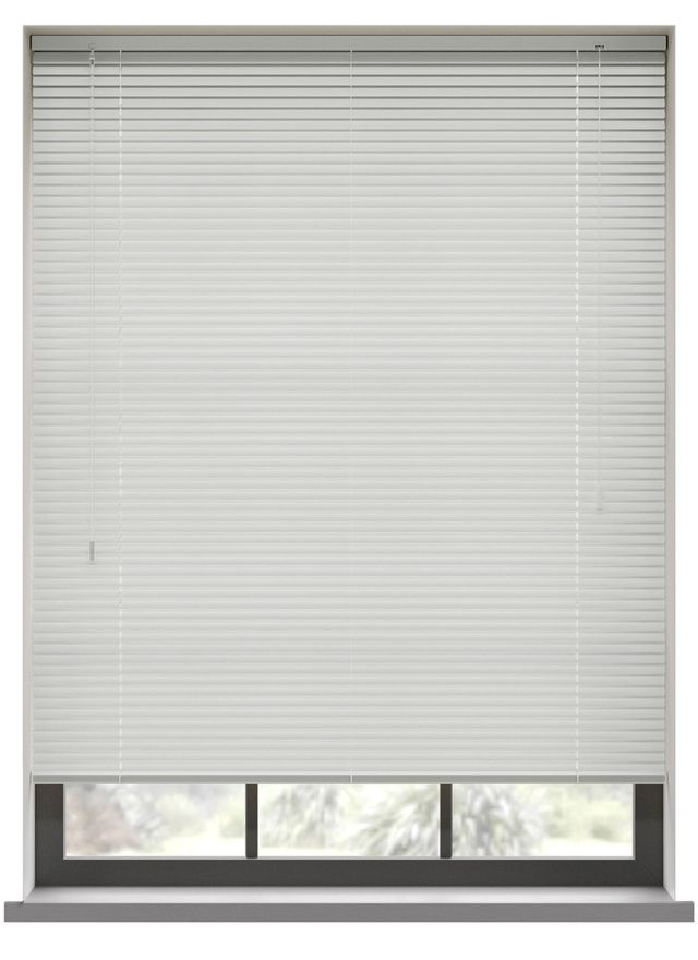 Satin Milk White Aluminiumpersienn