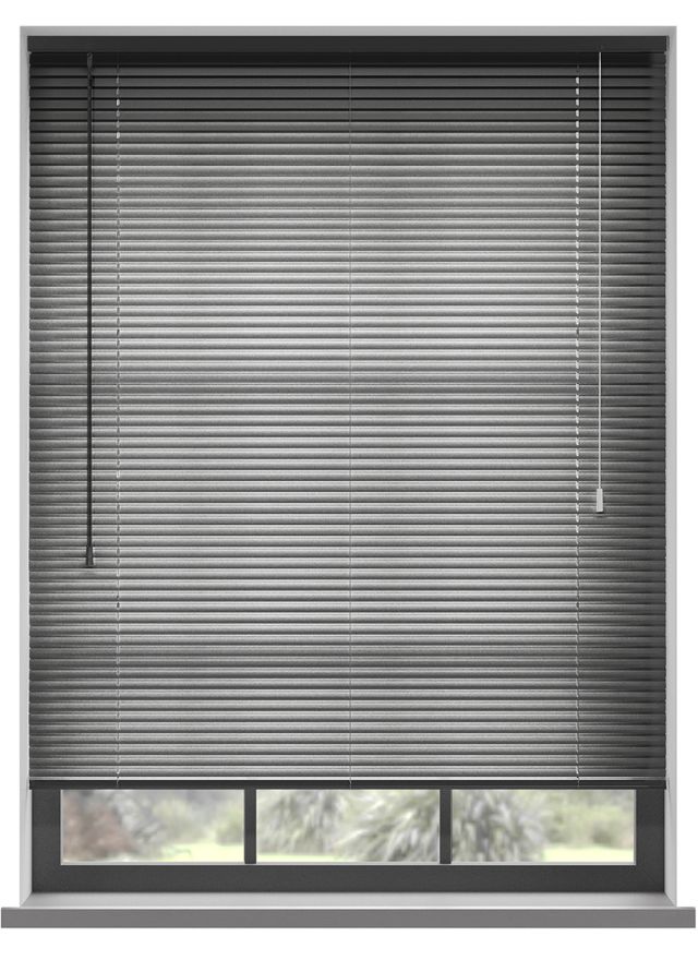 Stripe Black Aluminiumpersienn