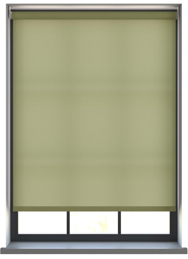 Splash Moss Green Motoriserad Rullgardin