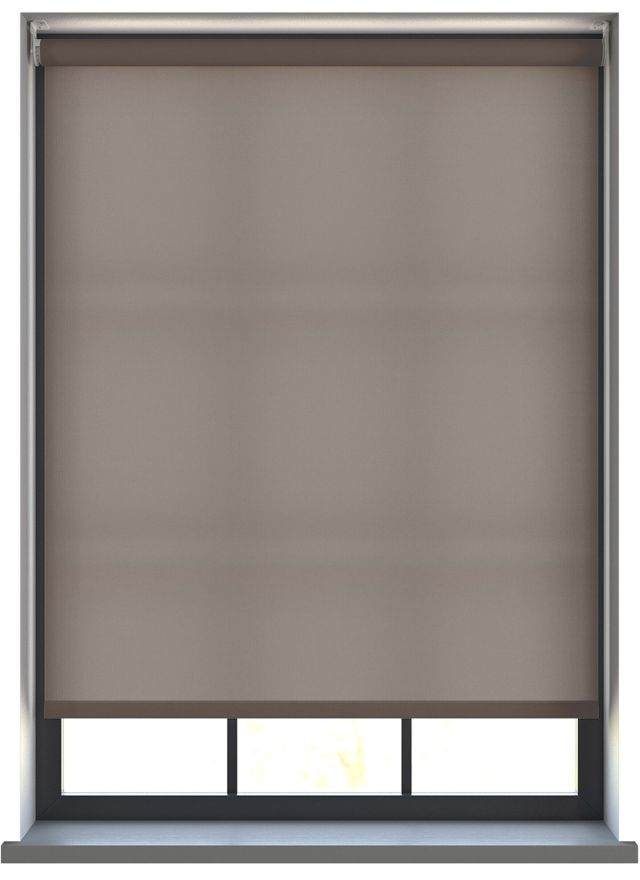 Splash Mocha Brown Motoriserad Rullgardin