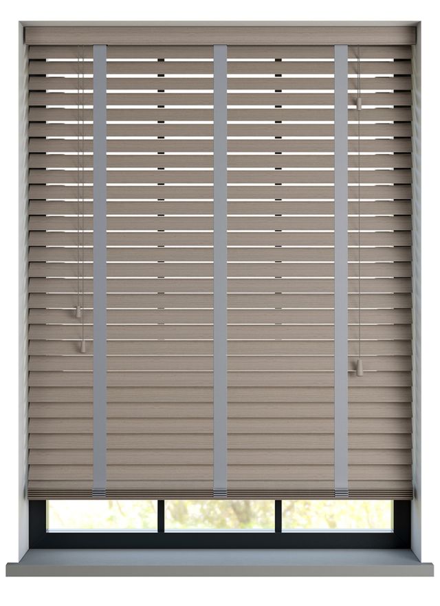Deco Stratus Präglad Konstträ med Steel stegband