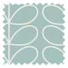 Orla Kiely Jumbo Linear Stem Aqua Veckbandsgardin