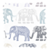Elephants In Blue