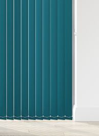 Bella Dark Teal Blue Mörkläggande Lamellgardin