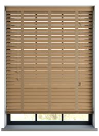 Deco Desert Oak Präglad Konstträ med Hessian stegband