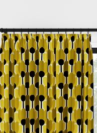 Orla Kiely Florida Gul veckbandsgardin