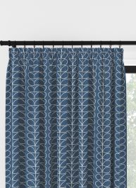 Orla Kiely Linear Stem Marin veckbandsgardin