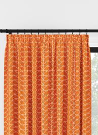 Orla Kiely Linear Stem Persimon veckbandsgardin