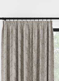 Laura Ashley Pussy Willow Embroidery Stål Veckbandsgardin