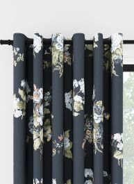 Laura Ashley Rosemore Midnatt Öljettgardin