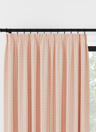 Orla Kiely Tiny Stem Rosa Veckbandsgardin