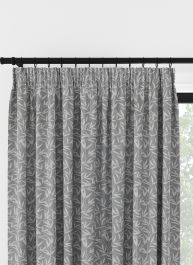 Laura Ashley Willow Leaf Chenille Stål Veckbandsgardin