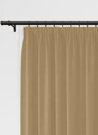 Opulant Faux Silk Light Gold Gardin